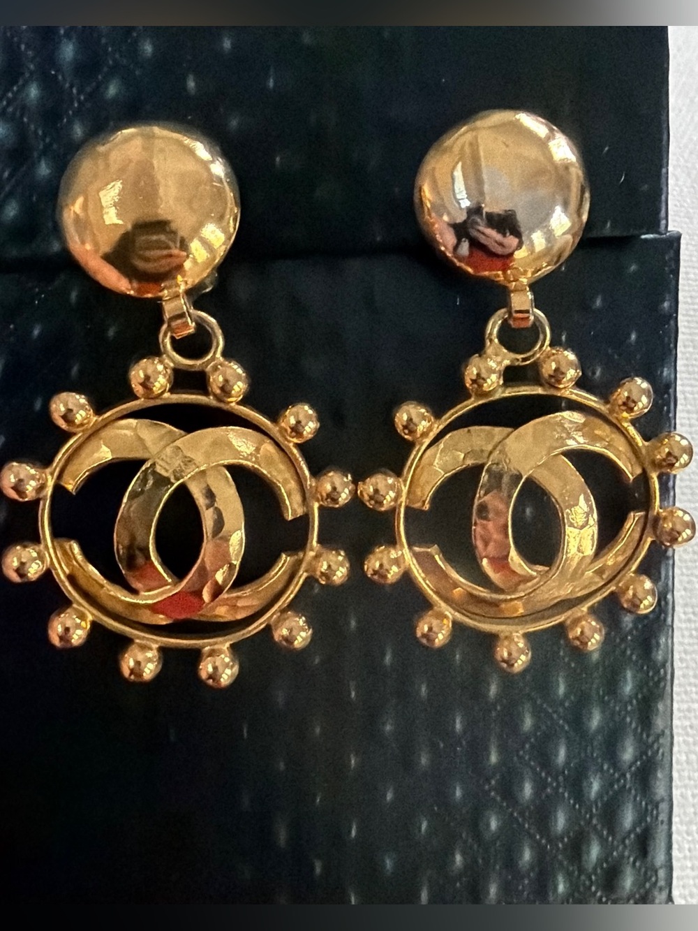 Authentic Vintage Chanel Earrings - 1990